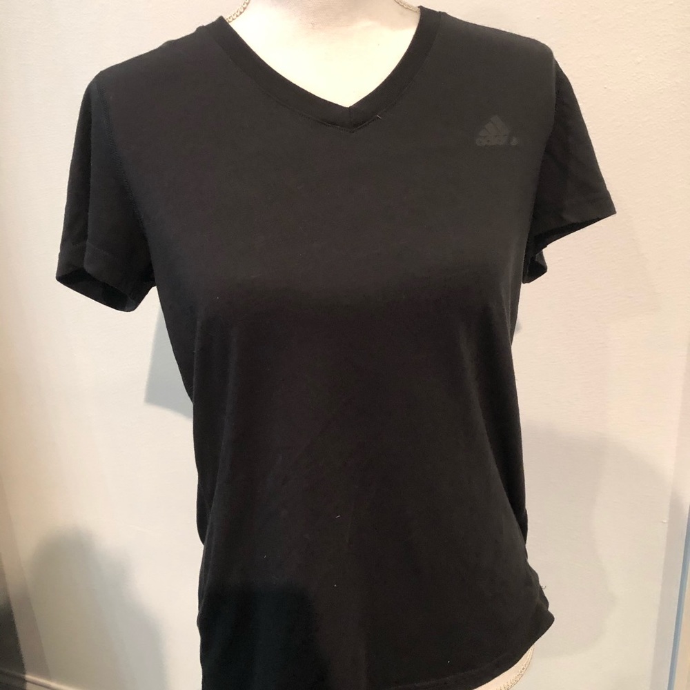 Black thin adidas shirt